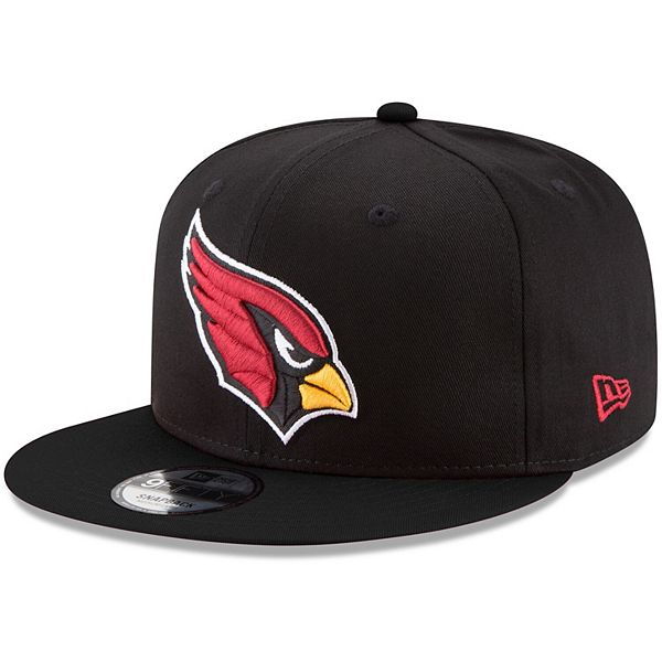 Men's New Era Black Arizona Cardinals Basic 9FIFTY Adjustable Snapback Hat