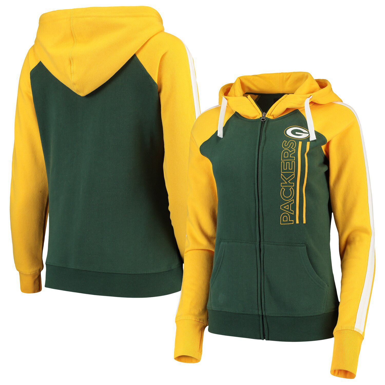 packers full zip hoodie