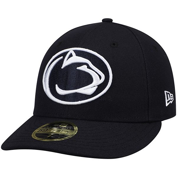 Men's New Era Navy Penn State Nittany Lions Basic Low Profile 59FIFTY  Fitted Hat