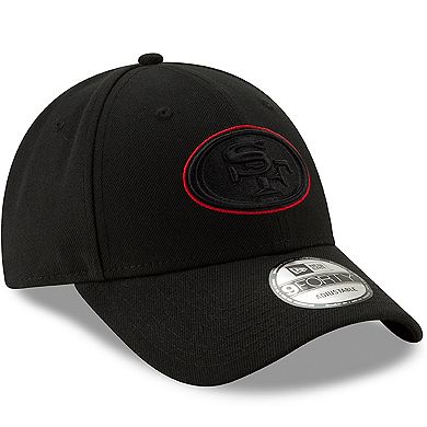 New Era 9Forty Snapback Berretto Regolabile - Full Black San Francisco 49ers, 100% Cotone, Taglia Unica