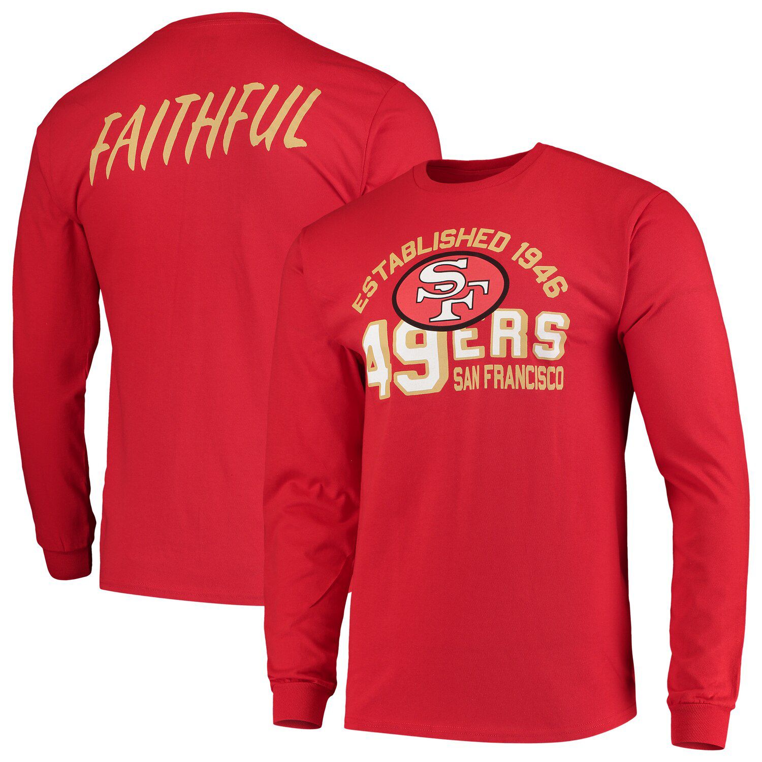 49ers long sleeve t shirt