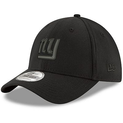 Men's New Era Black New York Giants Logo 39THIRTY Flex Hat