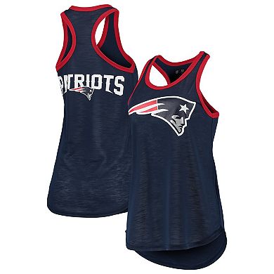 Women's G-III 4Her by Carl Banks Navy New England Patriots Tater Tank Top