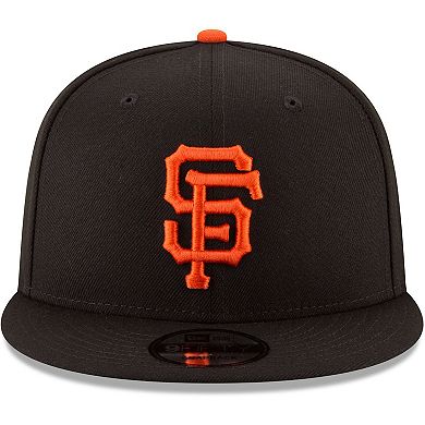 Men's New Era Black San Francisco Giants Team Color 9FIFTY Snapback Hat