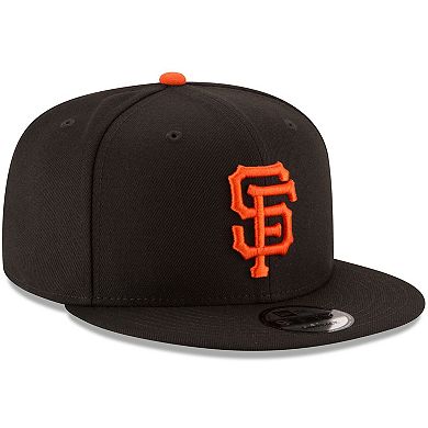 Men's New Era Black San Francisco Giants Team Color 9FIFTY Snapback Hat