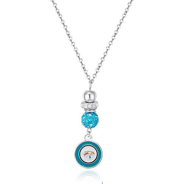 Jacksonville Jaguars Crystal Circle Necklace