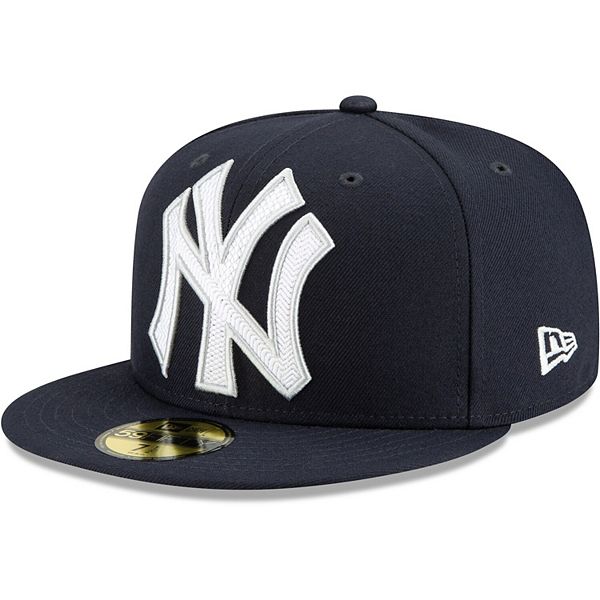 Men's New Era Navy New York Yankees Threads 59fifty Fitted Hat