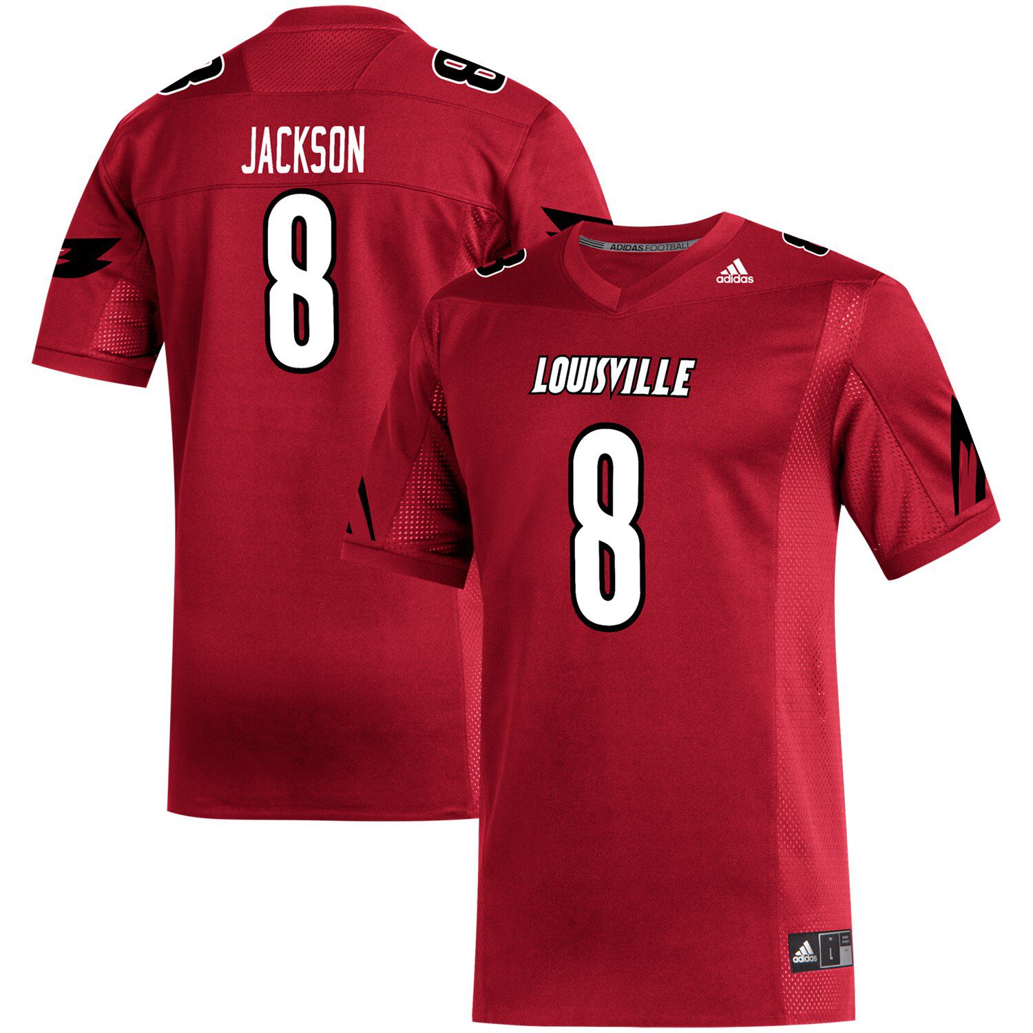 Lamar Jackson Red Louisville Cardinals 