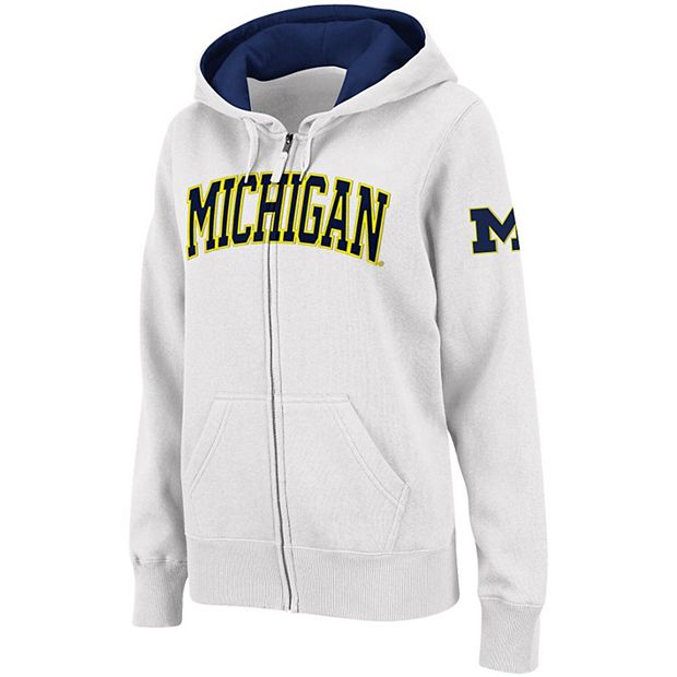 Women's Stadium Athletic White Michigan Wolverines Arched