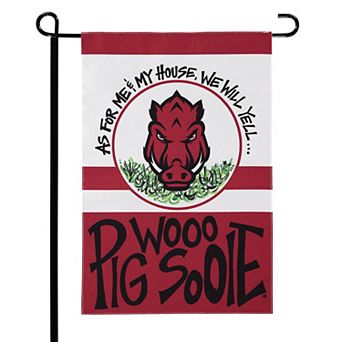 Arkansas Razorbacks 12" x 18" Double-Sided Garden Flag