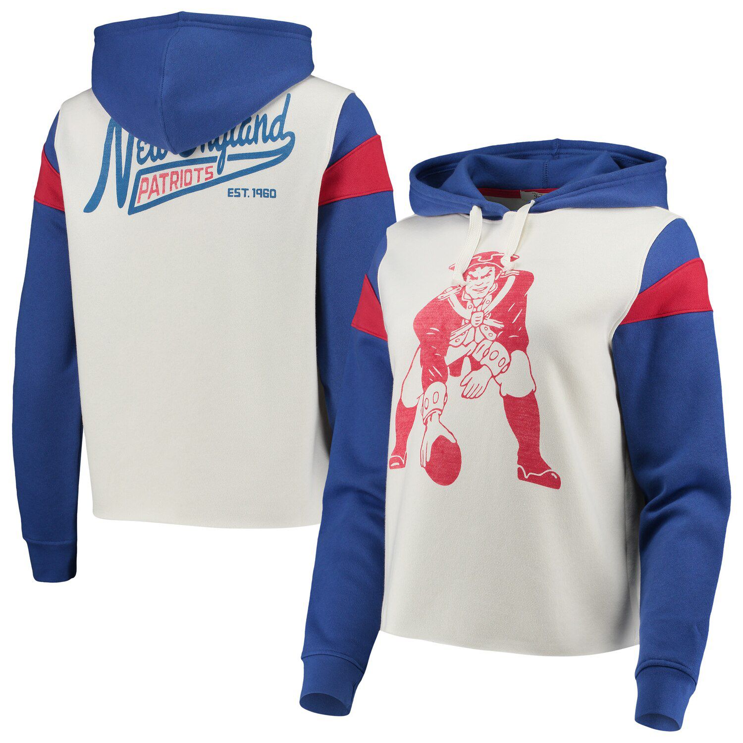 patriots crop top hoodie
