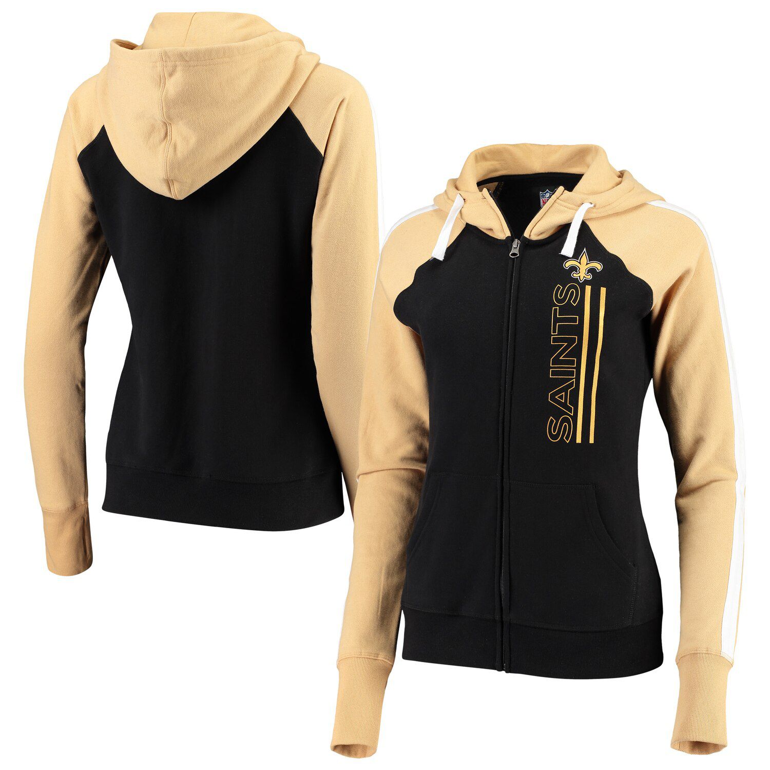 black and gold hoodie women's