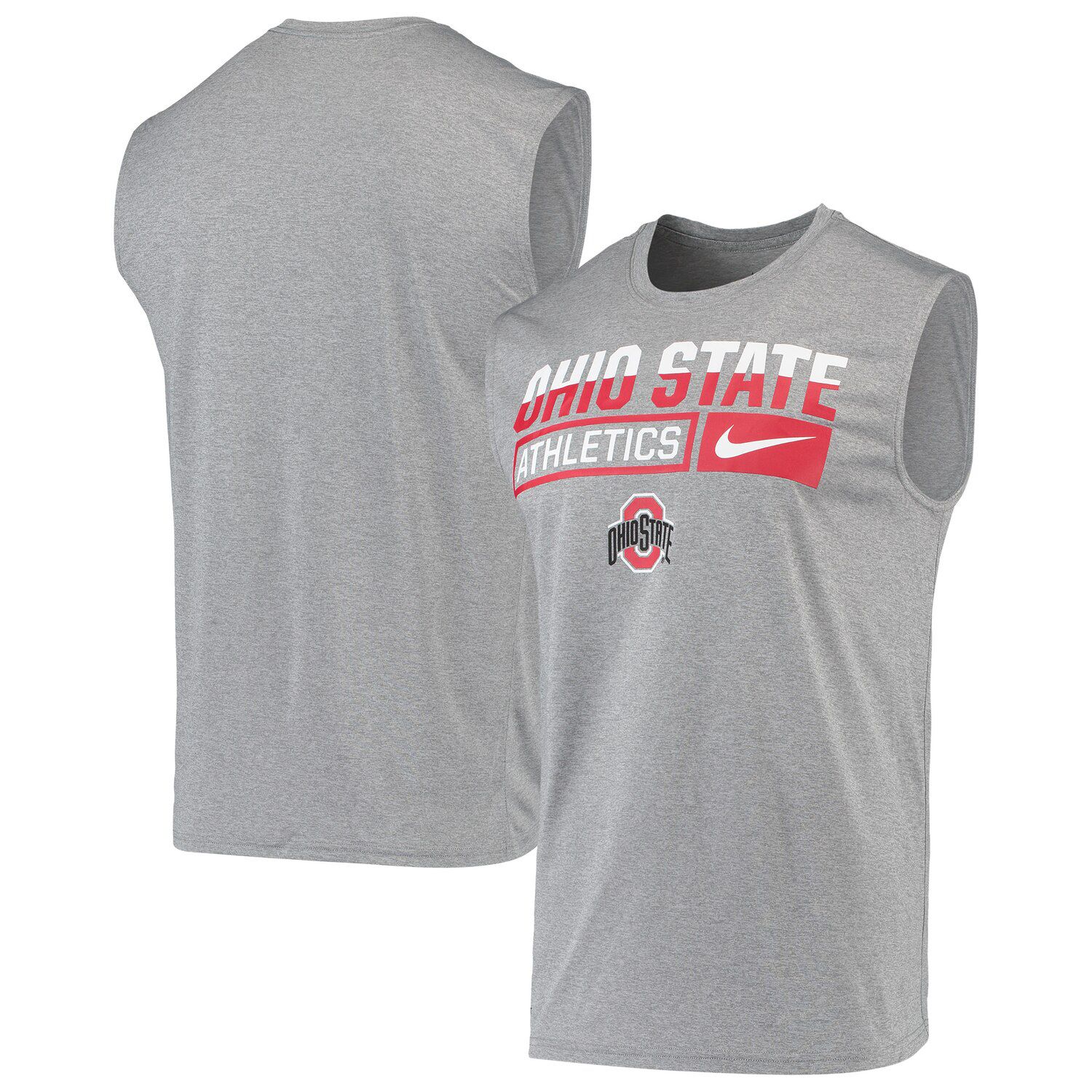 gray nike tank top