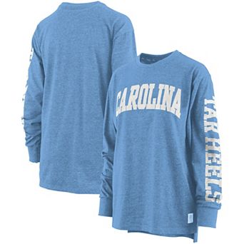 Women's Pressbox Carolina Blue North Carolina Tar Heels Two-Hit Canyon Long Sleeve T-Shirt