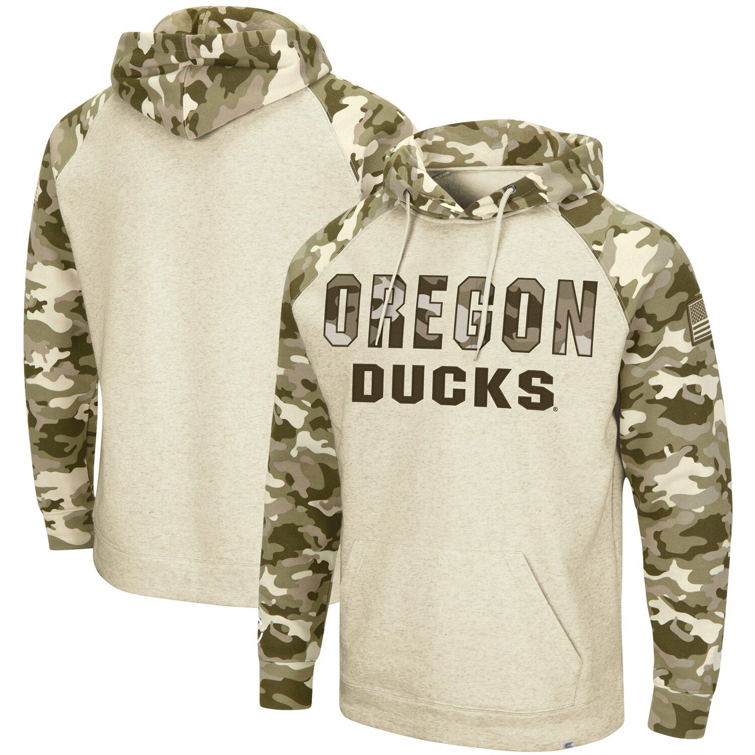 Men's Colosseum Oatmeal Oregon Ducks 