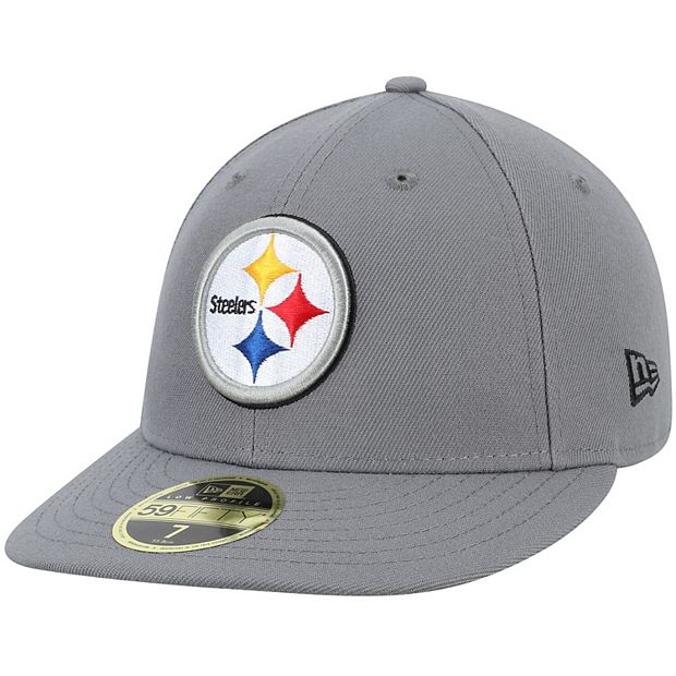 Pittsburgh Steelers New Era White on White Low Profile 59FIFTY Fitted Hat