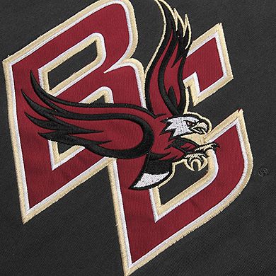 Youth Stadium Athletic Charcoal Boston College Eagles Big Logo Pullover Hoodie