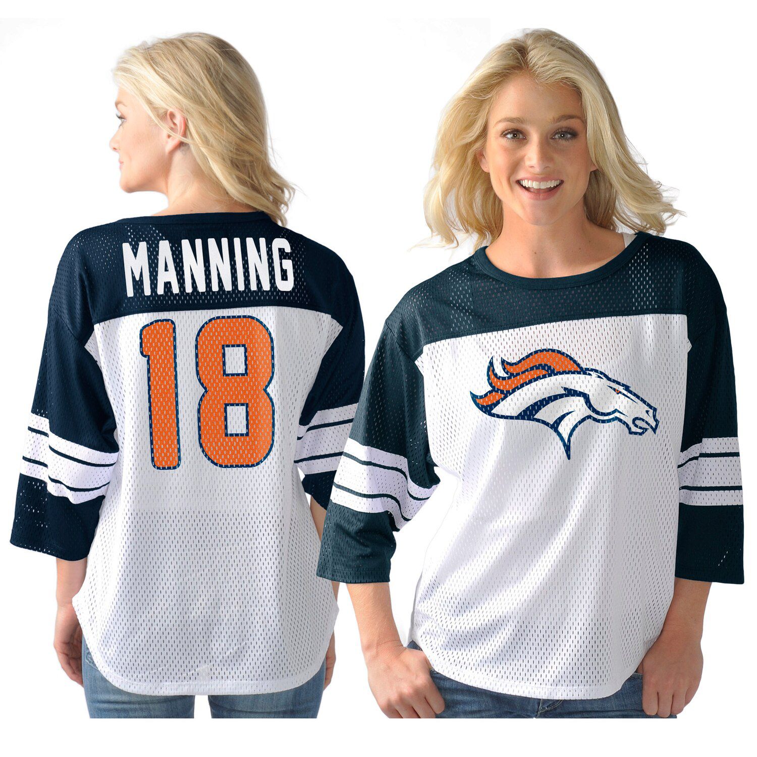 Peyton Manning White Denver Broncos 