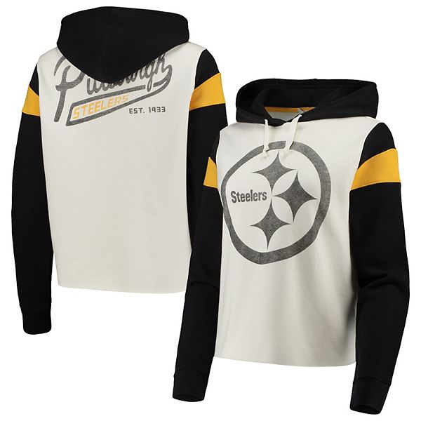 Nike Heathered Gray Pittsburgh Steelers Fan Gear Primary Logo Performance Men's Pullover Hoodie Size: Large