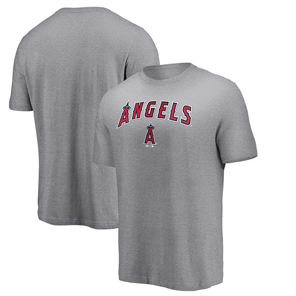 Men's Majestic Heathered Gray Los Angeles Angels Open Opportunity T-Shirt