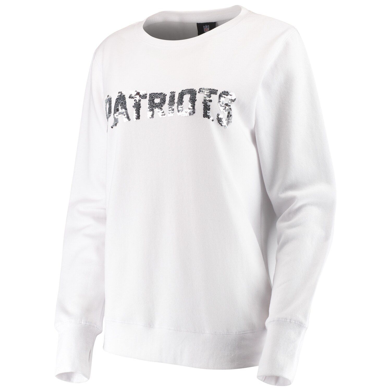 white patriots sweatshirt