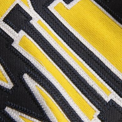 Women's Stadium Athletic Gold Michigan Wolverines Arched Name Full-Zip Hoodie