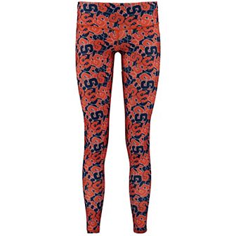 Women's ZooZatz Multi Syracuse Orange Stacked Mascot Leggings