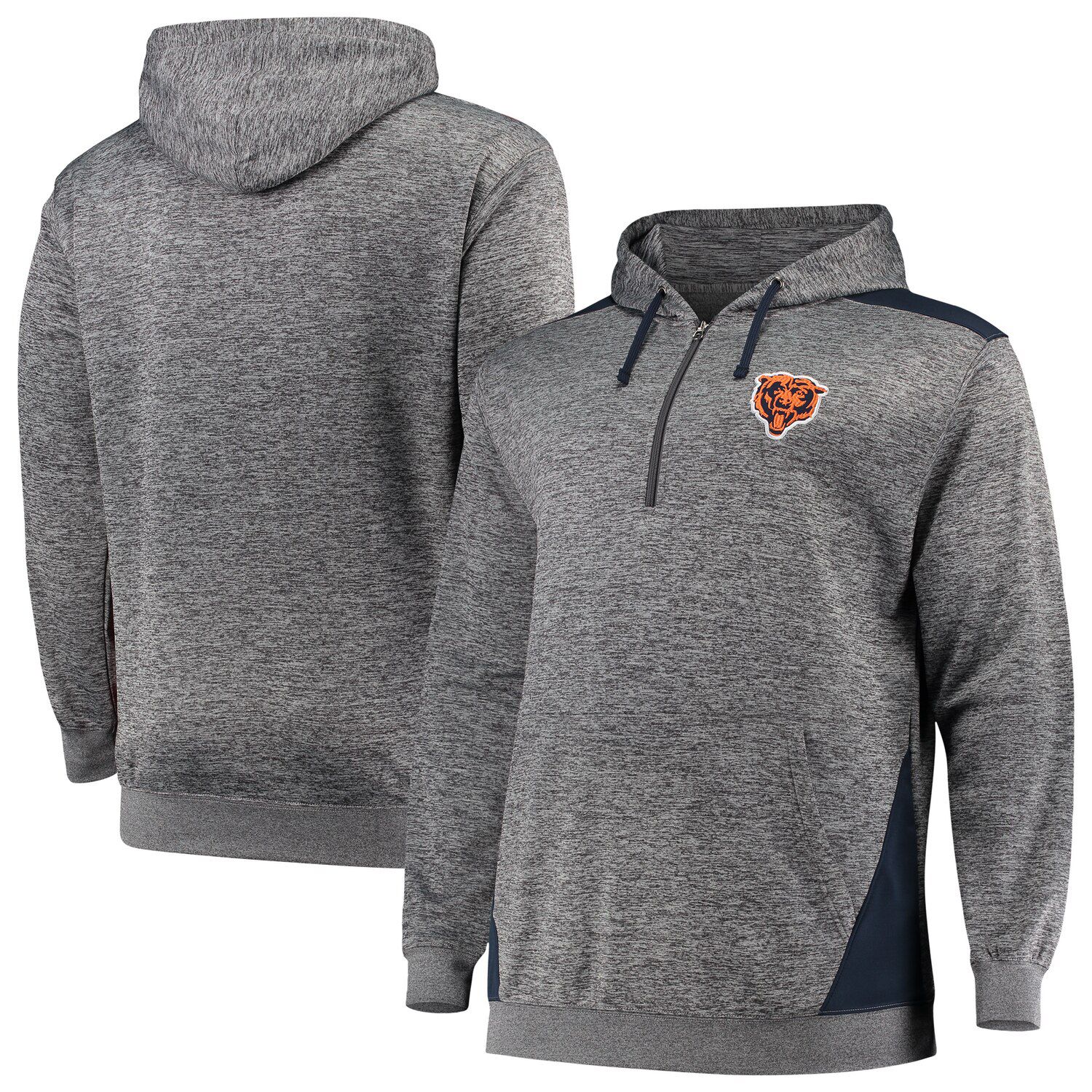 navy quarter zip fleece
