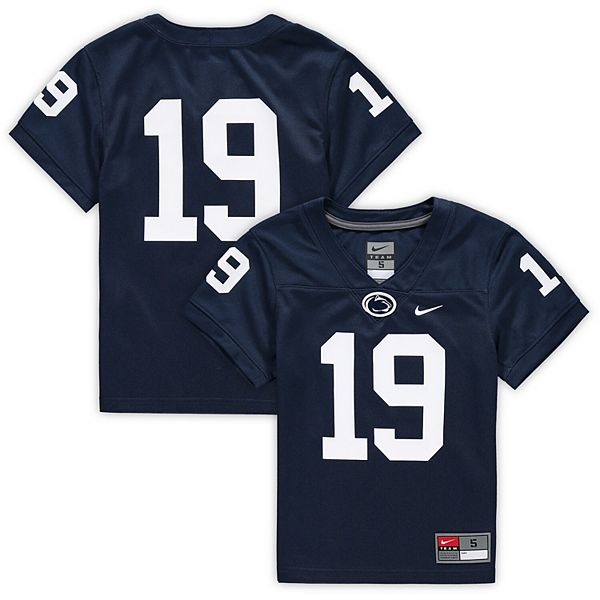 Nike Penn State Nittany Lions Youth Football Jersey - #19 Navy