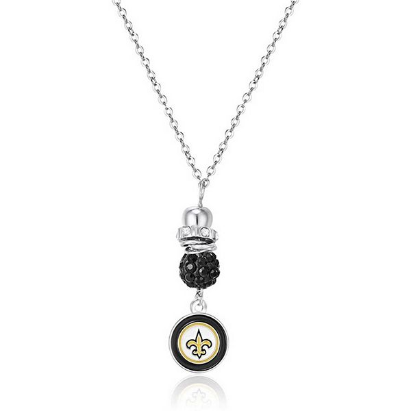 True Fans New Orleans Saints 1/4 CT. T.W. Diamond Logo Charm in 10K Gold