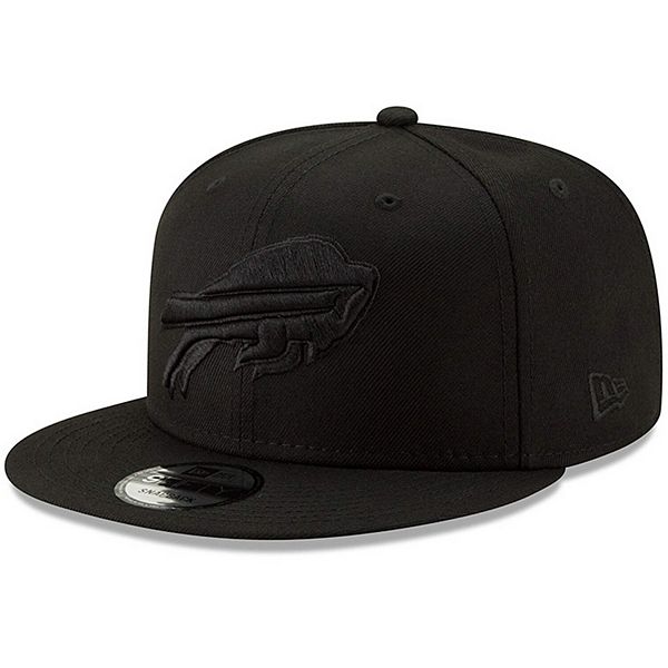 Buffalo Bills New Era Black On Black 9FIFTY Adjustable Hat - Black