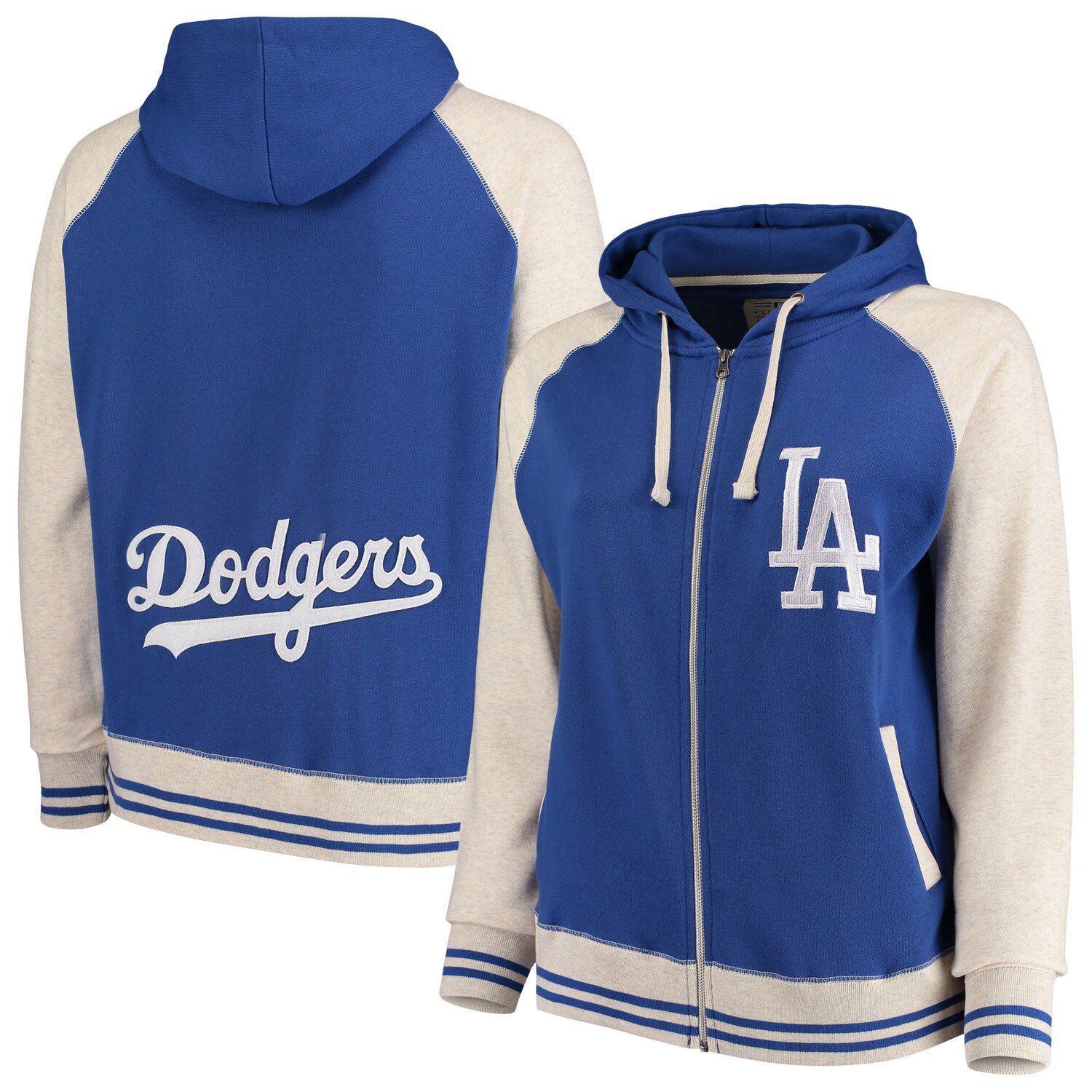 womens dodgers zip up hoodie