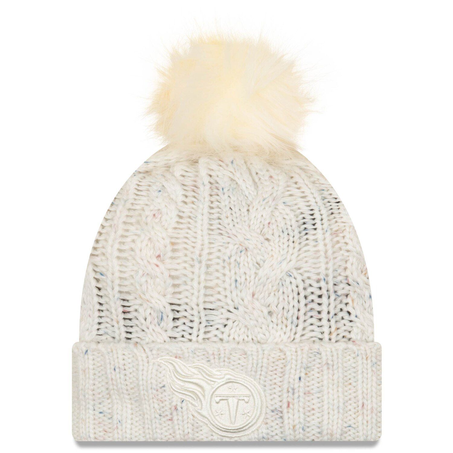 cream knit hat