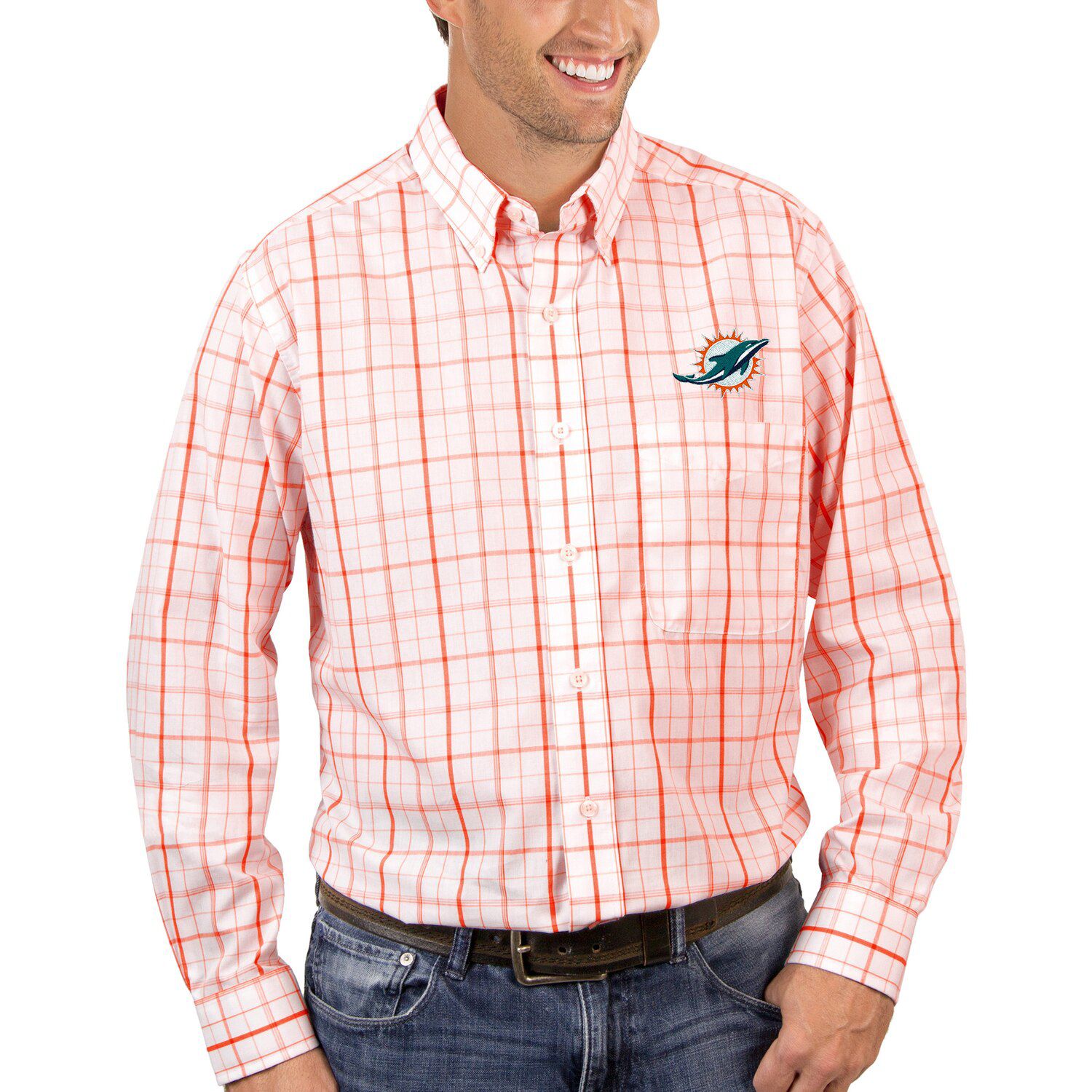 miami dolphins dress shirt