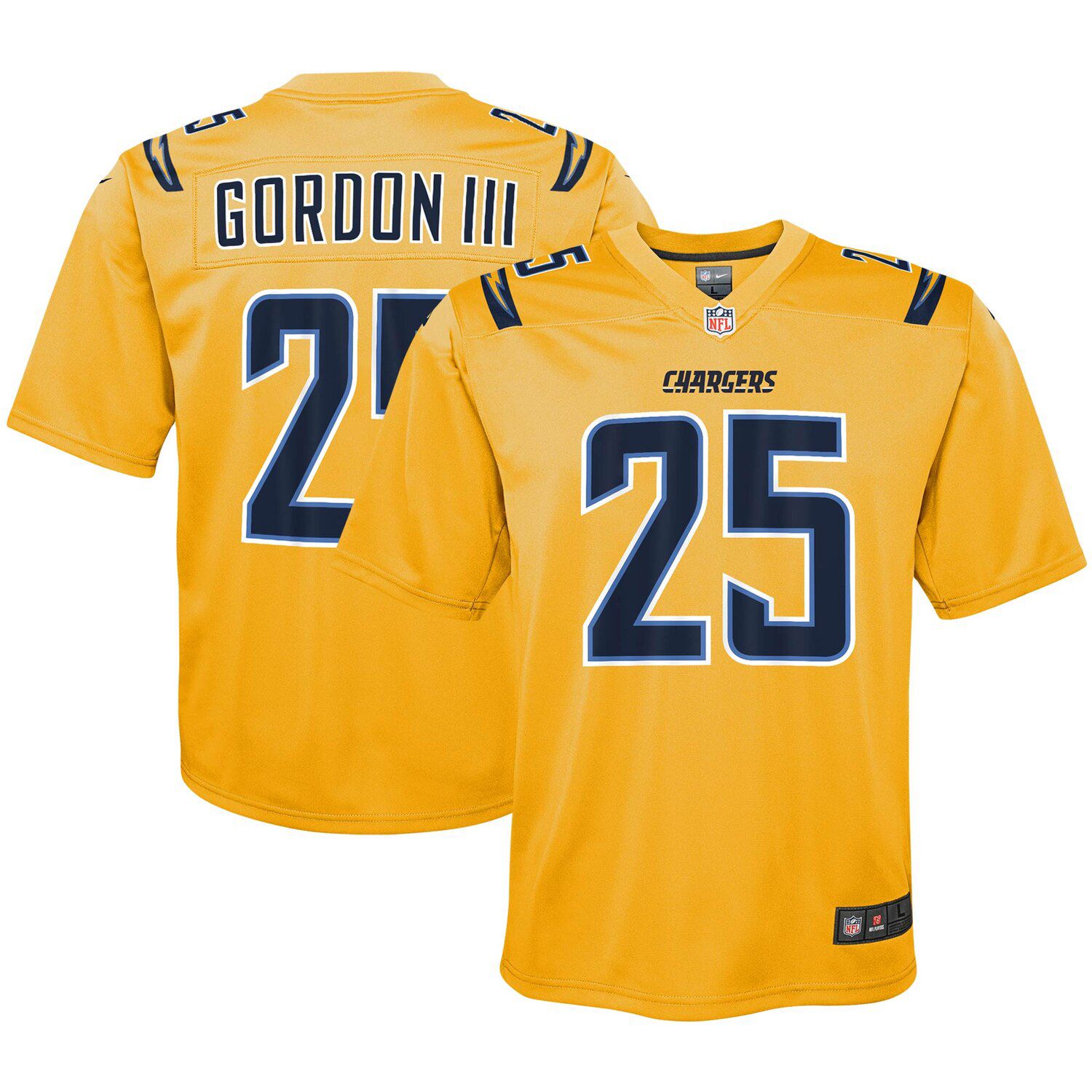 chargers youth jersey