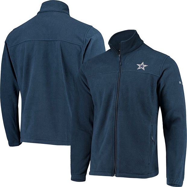 Men's Columbia Navy Dallas Cowboys Flanker III Microfleece Full