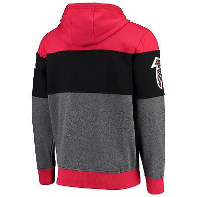 Men's G-III Sports by Carl Banks Red/Charcoal Atlanta Falcons Extreme Special Team Pullover Hoodie