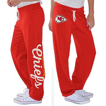 Women's G-III 4Her by Carl Banks Red Kansas City Chiefs Scrimmage Fleece Pants