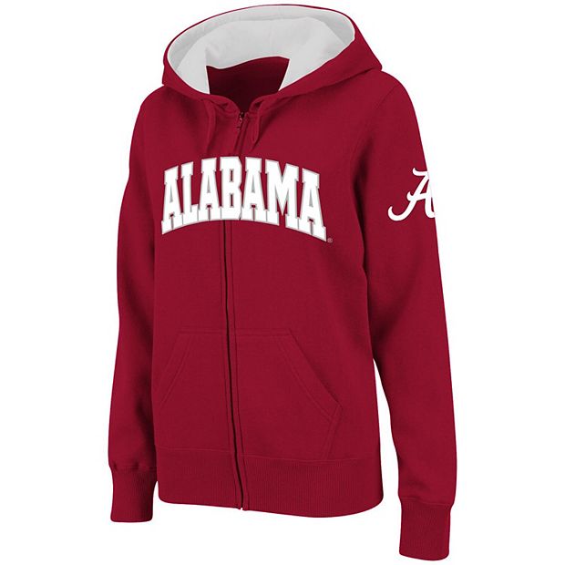 売れ筋商品|||コロシアム カットソー トップス レディース Women's Stadium Athletic Alabama Crimson Tide Arched Name Full-zip Hoodie White Women's Stadium Athletic Crimson Alabama Crimson Tide Arched