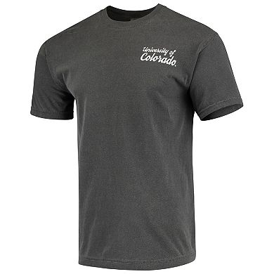 Men's Charcoal Colorado Buffaloes Script Local Comfort Color T-Shirt