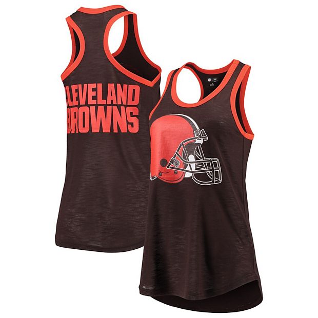 Women's G-III 4Her by Carl Banks Brown Cleveland Browns Tater Tank Top