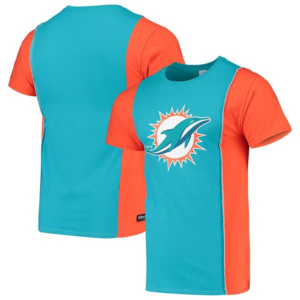 Men's Refried Apparel Aqua/Orange Miami Dolphins Sustainable Upcycled ...