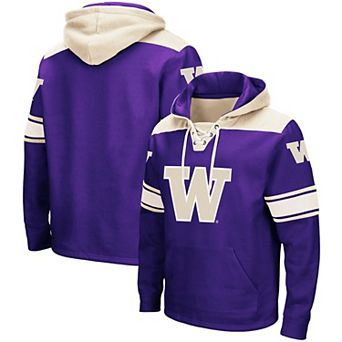 Men's Colosseum Purple Washington Huskies 2.0 Lace-Up Hoodie