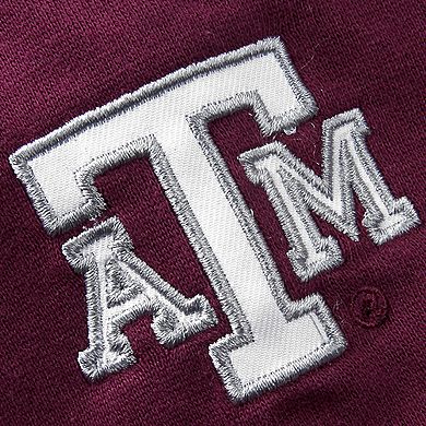 Women's Stadium Athletic Maroon Texas A&M Aggies Arched Name Full-Zip Hoodie