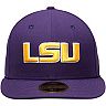 Men's New Era Purple LSU Tigers Basic Low Profile 59FIFTY Fitted Hat