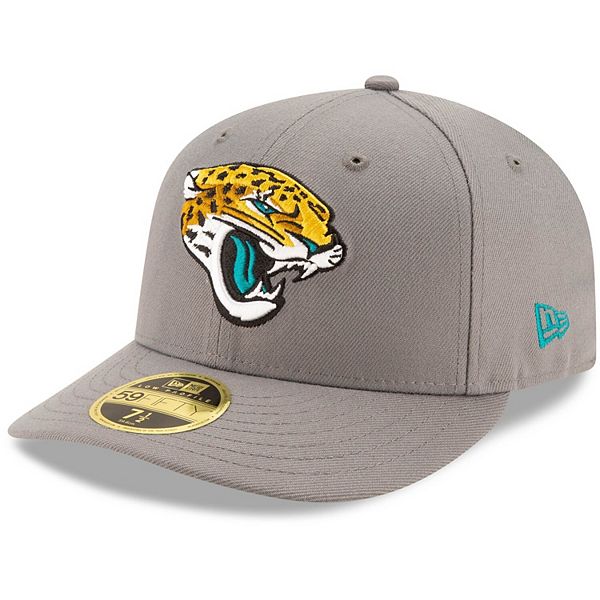 New Era Men's Jacksonville Jaguars Stripe Grey 39Thirty Stretch Fit Hat