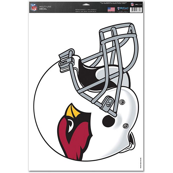 Arizona Cardinals Helmet Static Cling Sticker NEW!! Window or Car! NFL –  Hub City Sports