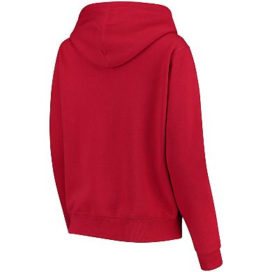 Women's Stadium Athletic Red Illinois State Redbirds Arched Name Full Zip Primary Logo Hoodie