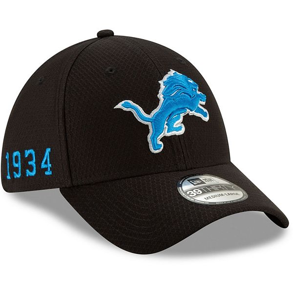 bestellen Tegenstander lood Men's New Era Black Detroit Lions NFL 100 Patricia Hex Tech 39THIRTY Flex  Hat