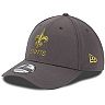 Men's New Era Graphite New Orleans Saints Storm 39THIRTY Flex Hat
